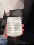 Portable Alabaster Lamp – Cordless Night Light 10.5cm
