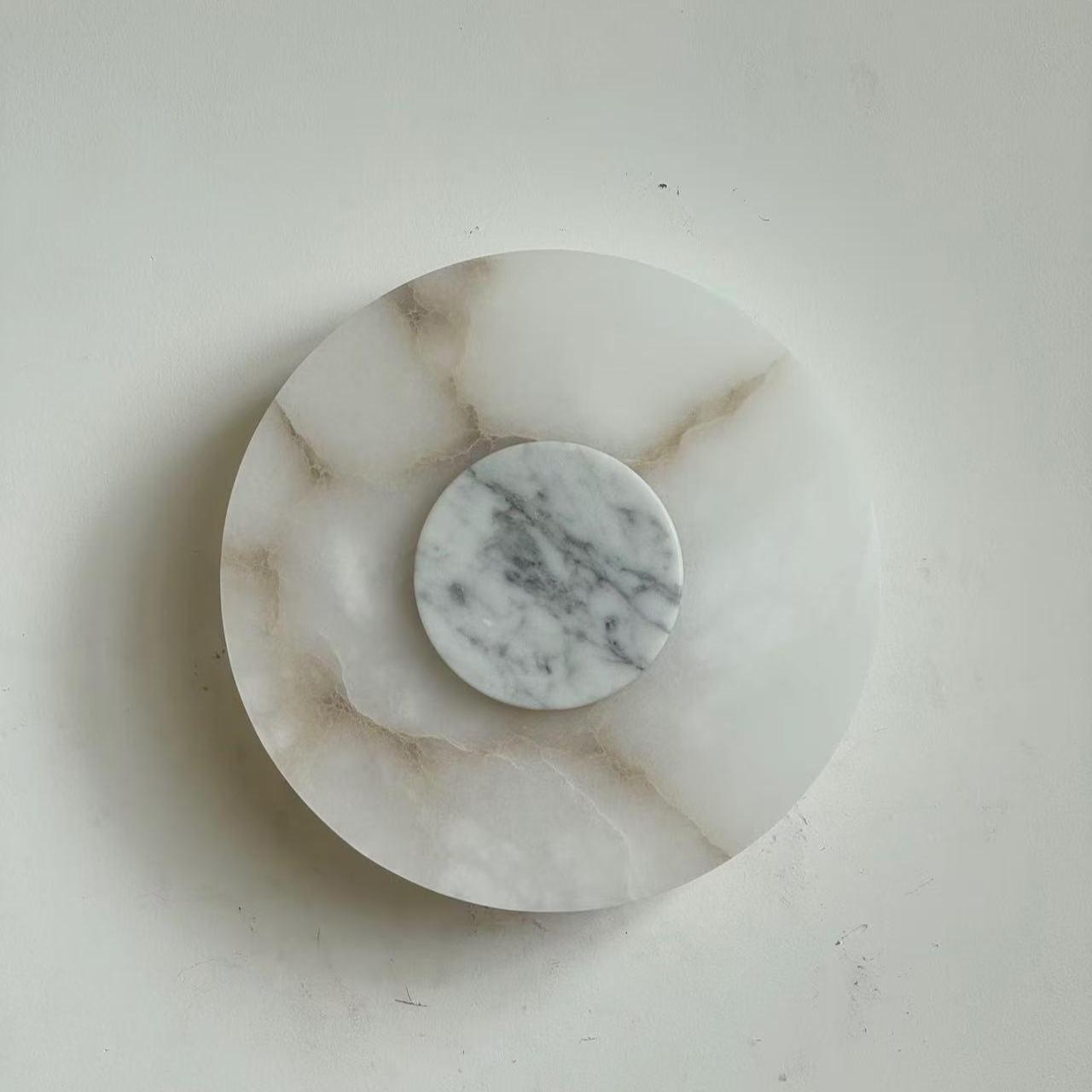 Luminous Alabaster - Lilac Medallion