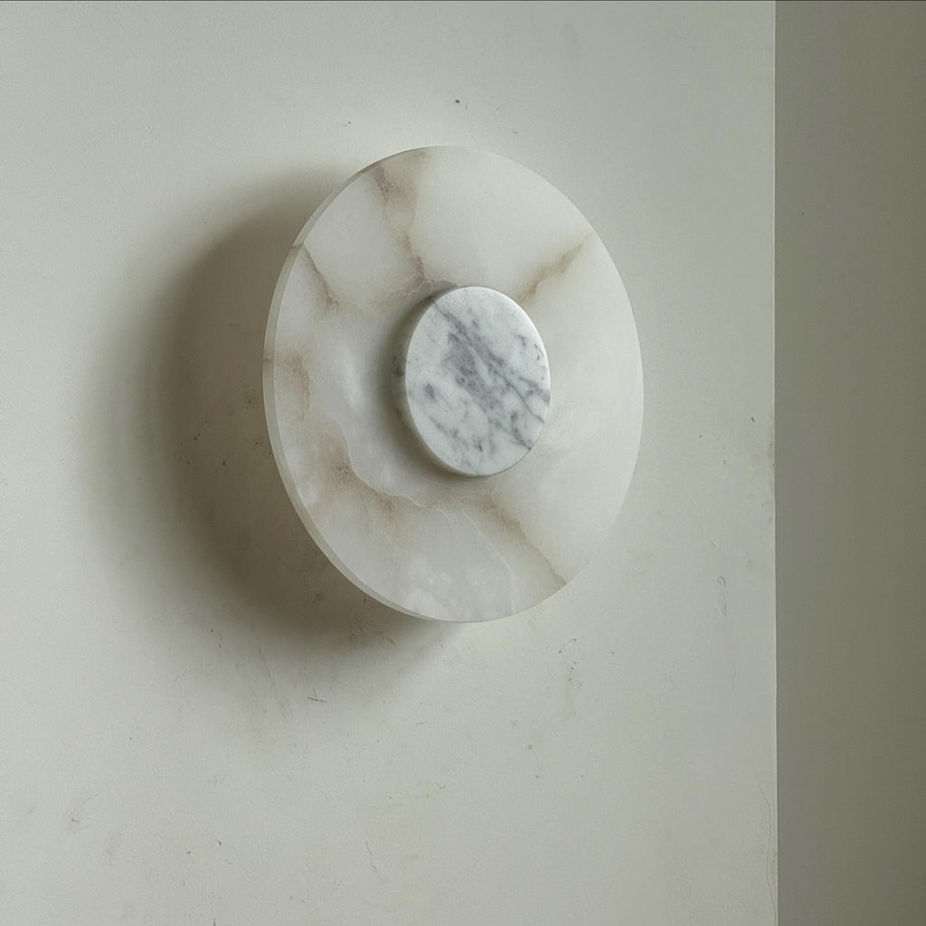 Luminous Alabaster - Lilac Medallion