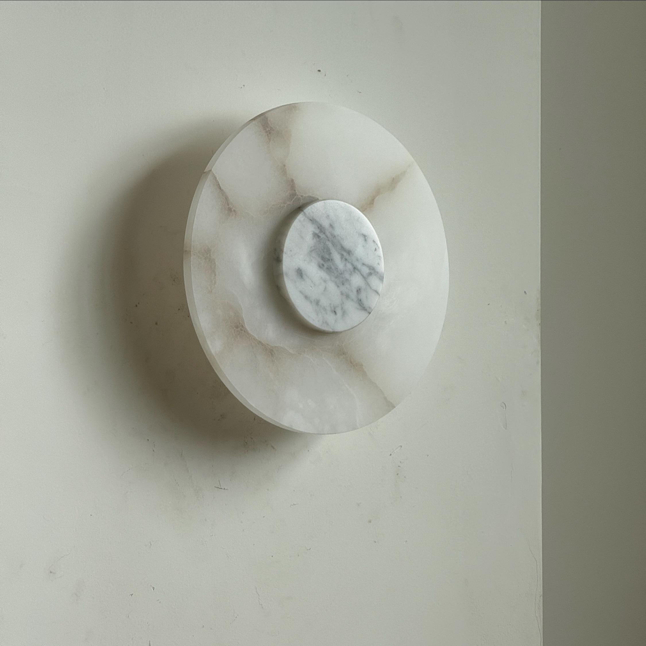 Luminous Alabaster - Lilac Medallion
