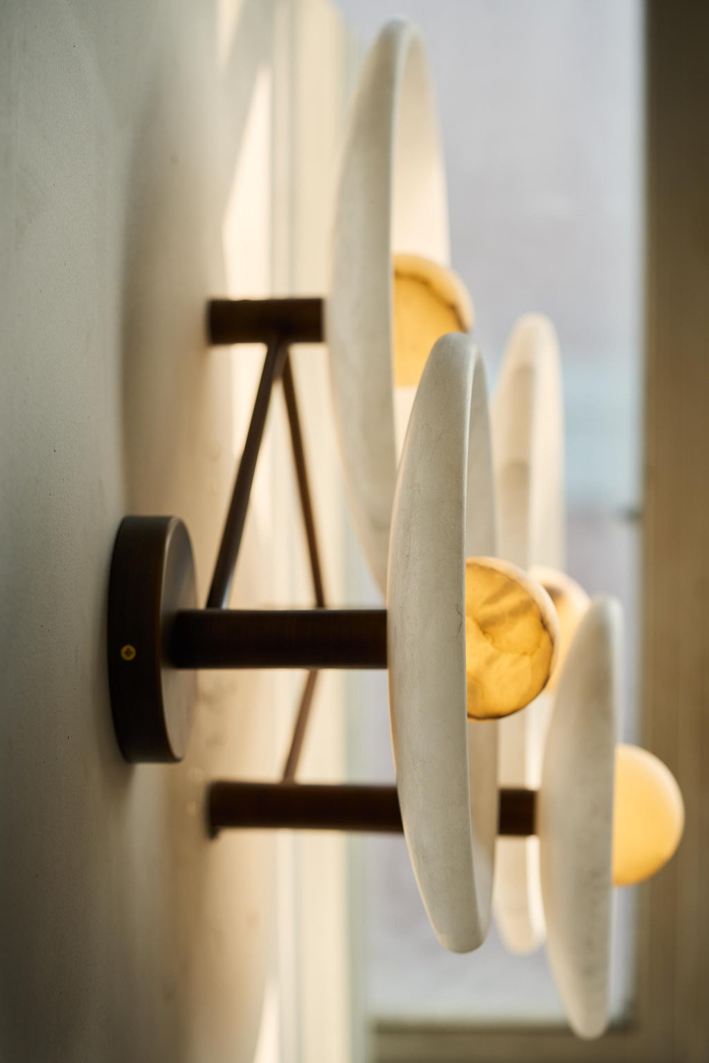 Aureole Trio Sconce - Alabaster