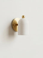 Eleanor Alabaster & Brass Sconce