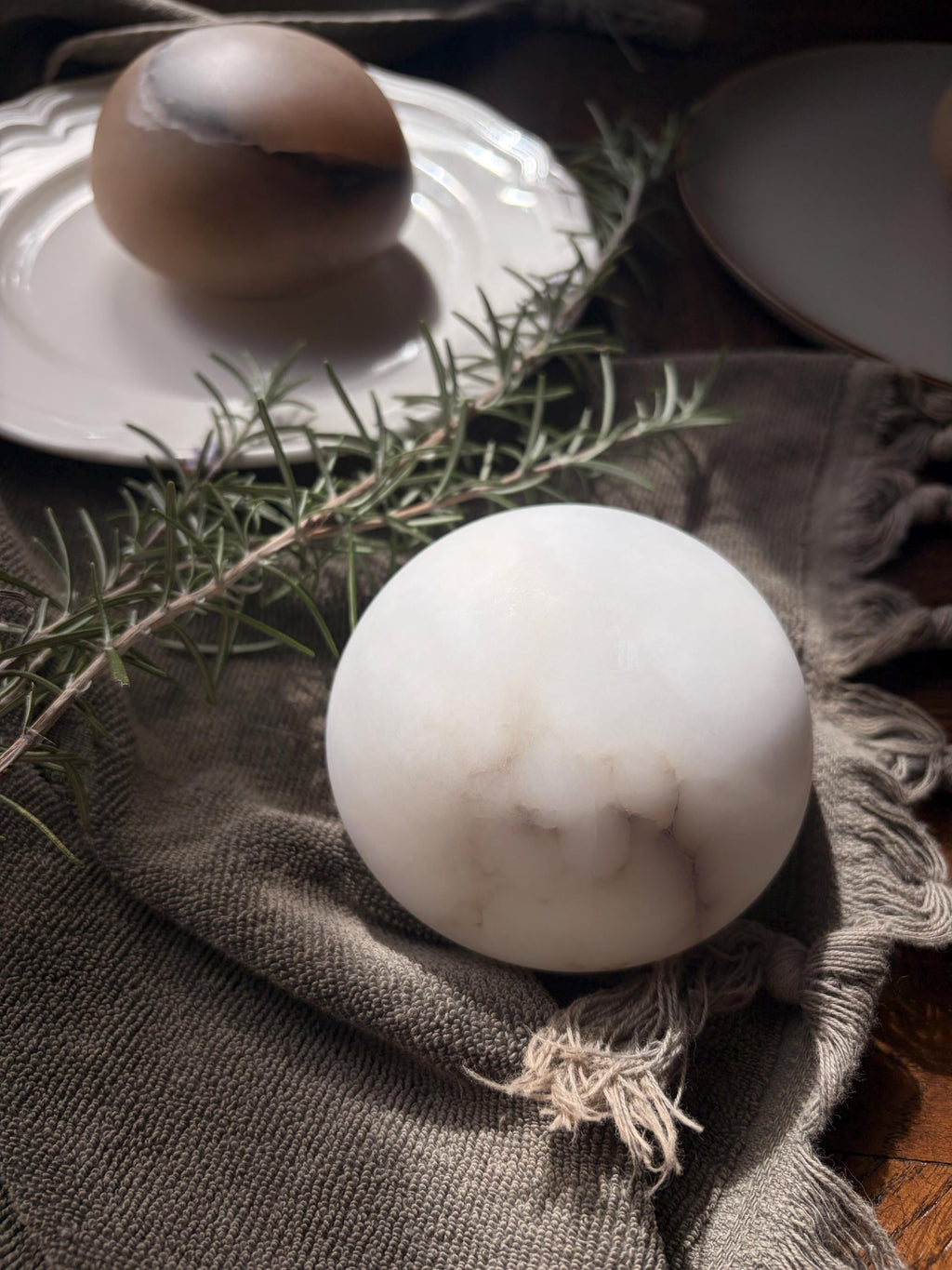 Vesta Mochi Portable Lamp - Alabaster