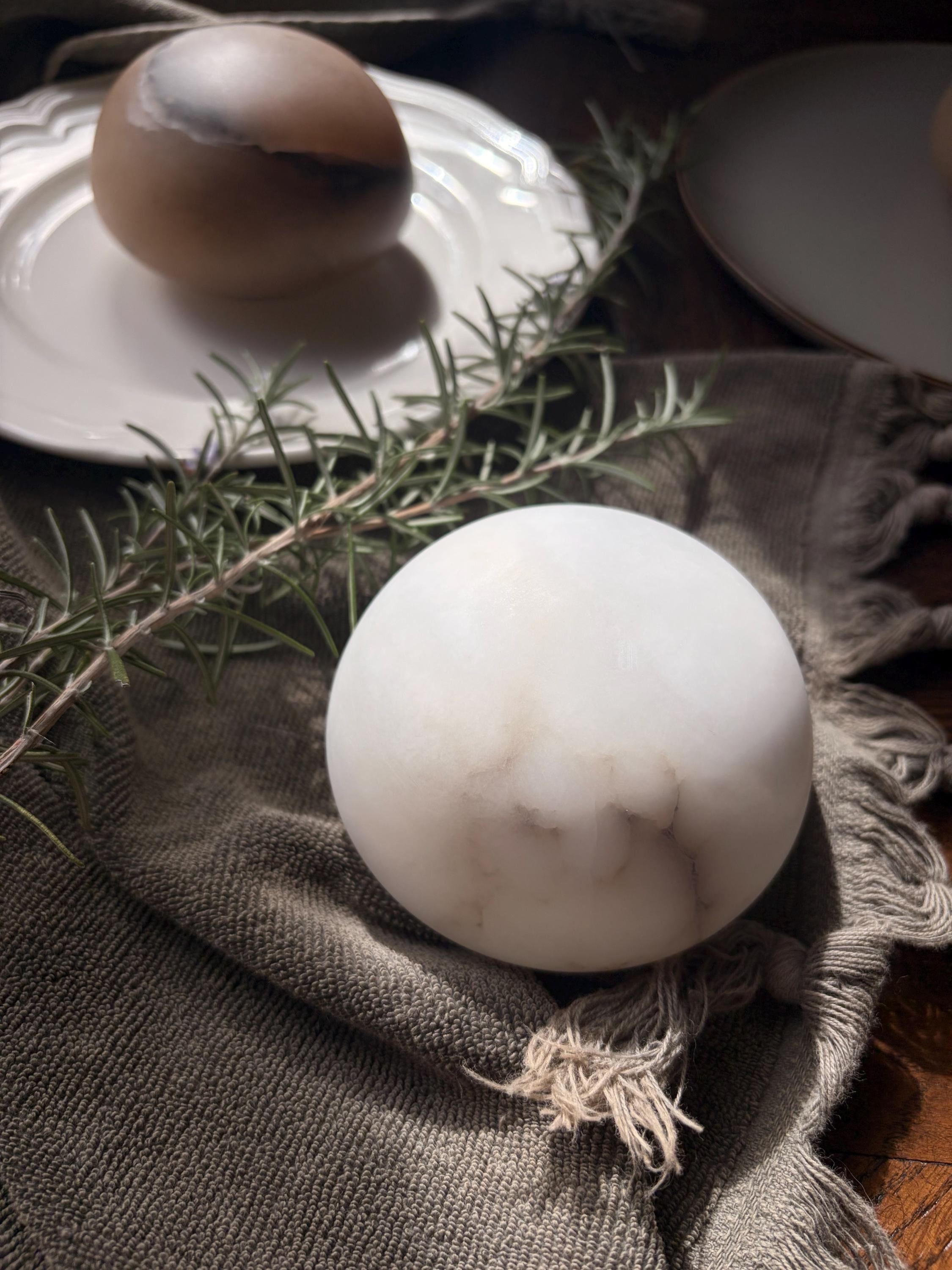 Vesta Mochi Portable Lamp - Alabaster