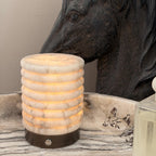 Portable Alabaster Lamp – Cordless Night Light 10.5cm