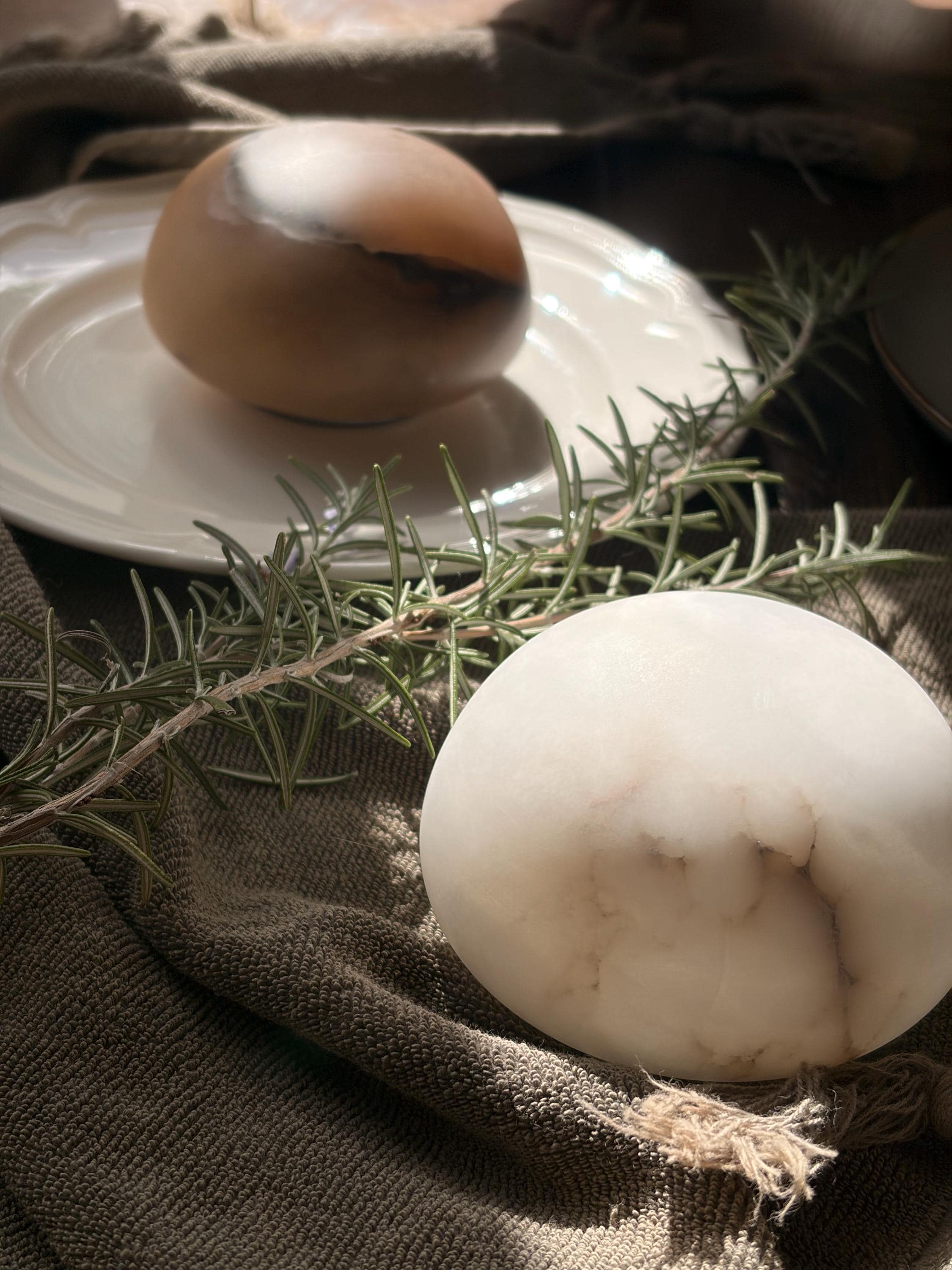 Vesta Mochi Portable Lamp - Alabaster