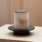 Portable Alabaster Cylinder Lamp – Cordless Night Light