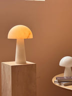 Mushroom Alabaster Table Lamp