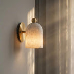 Eleanor Alabaster & Brass Sconce