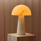 Mushroom Alabaster Table Lamp