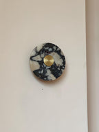 Brass Medallion - Calacatta Viola