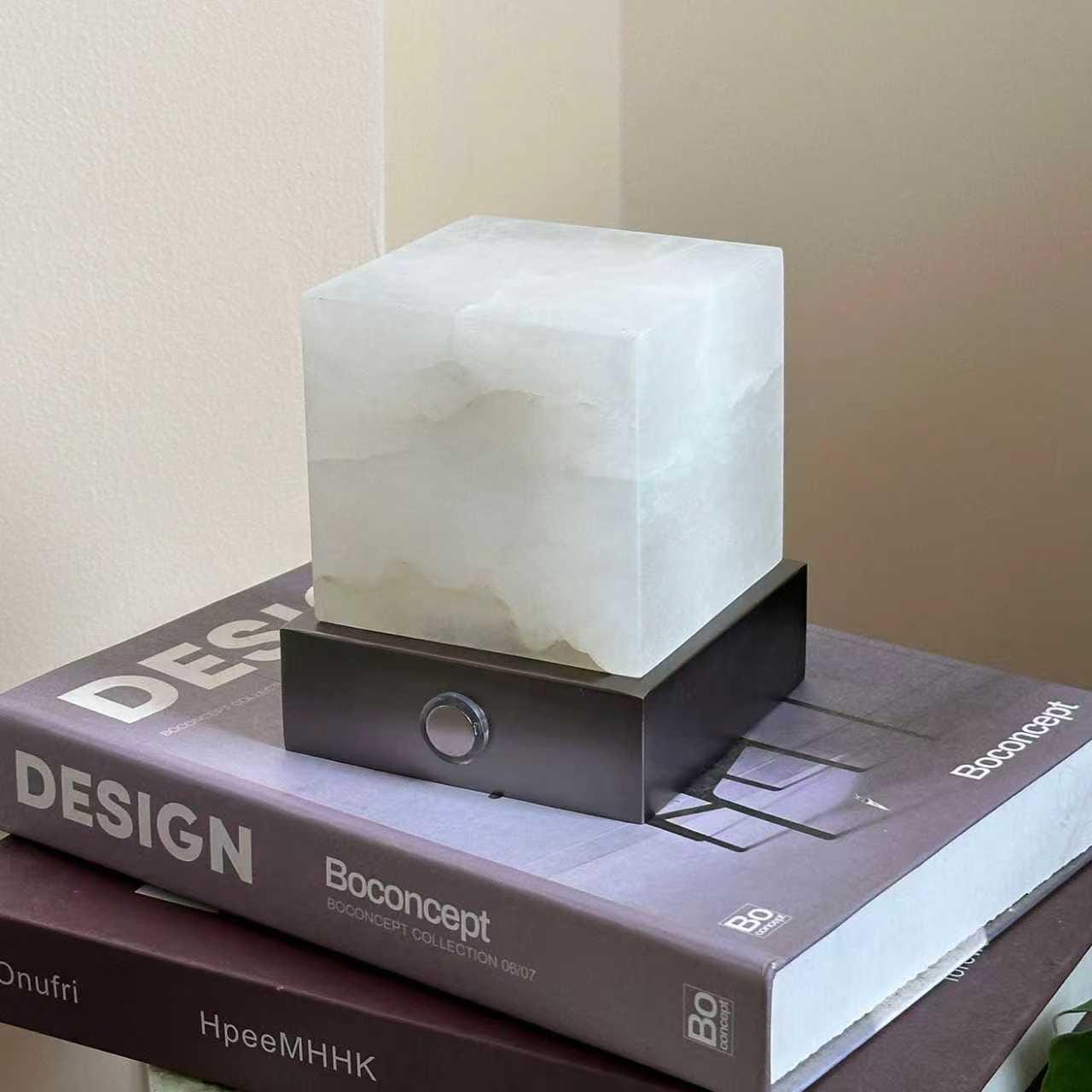 Lumen Cube — Alabaster Edition