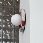 Marlowe Sconce - Calacatta Viola Rosso